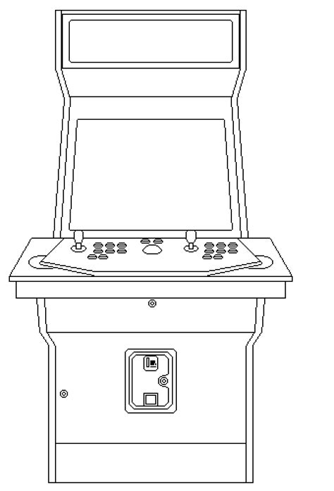 arcade machine cnc drawings|arcade machine template.